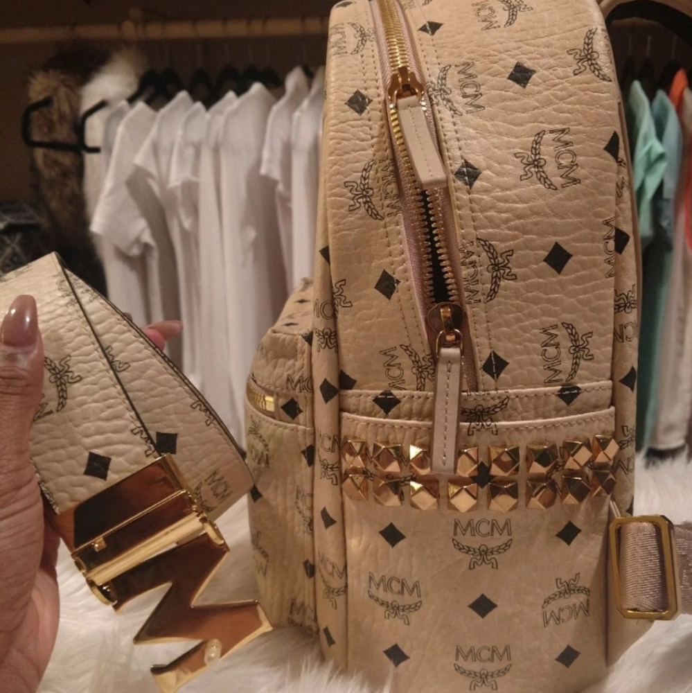 MCM Backpack & MCM Belt